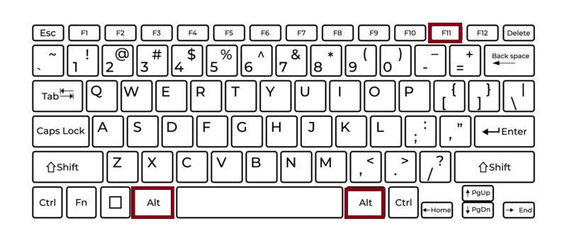 alt+f11