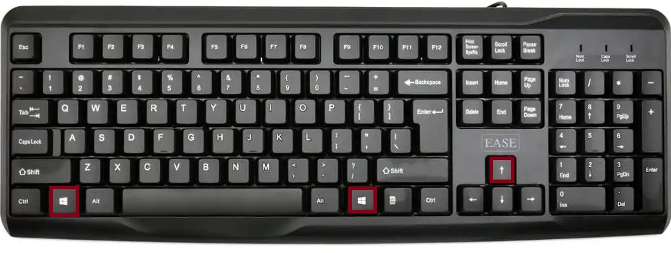 windows+up arrow